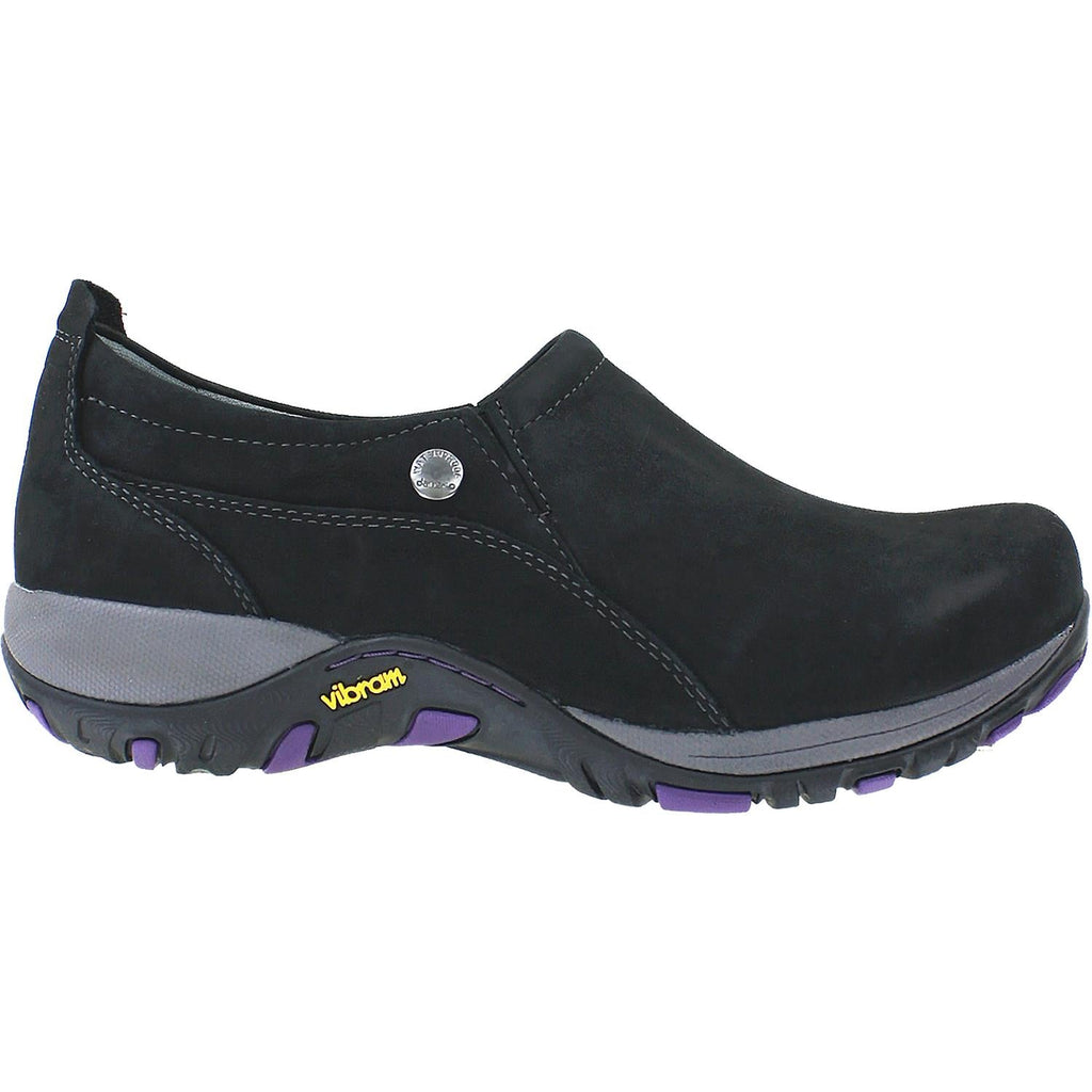 Dansko Patti Women's Waterproof Clogs Black Milled Nubuck