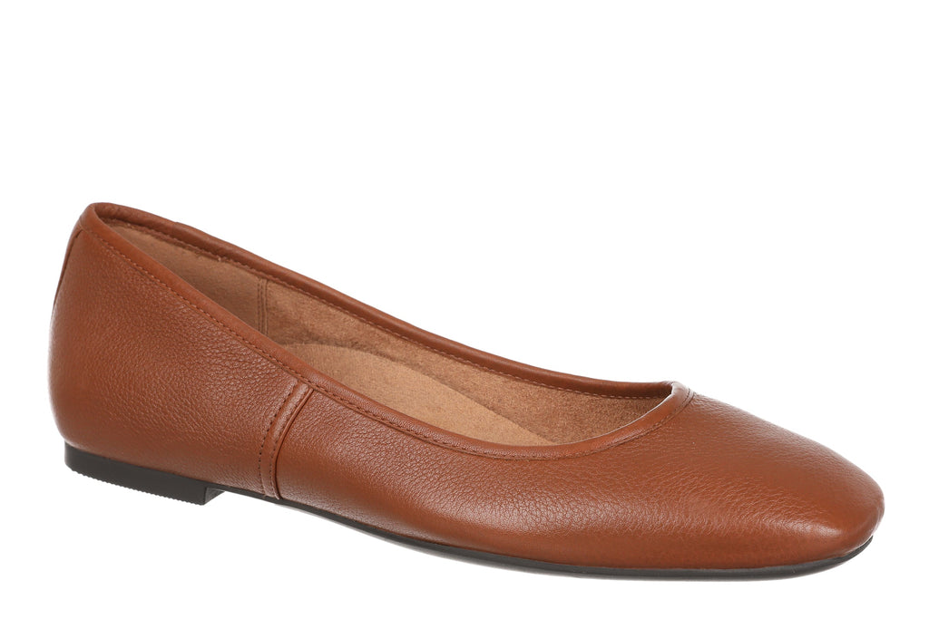 Vionic Orinda Women's Ballerina Flats Dark Tan