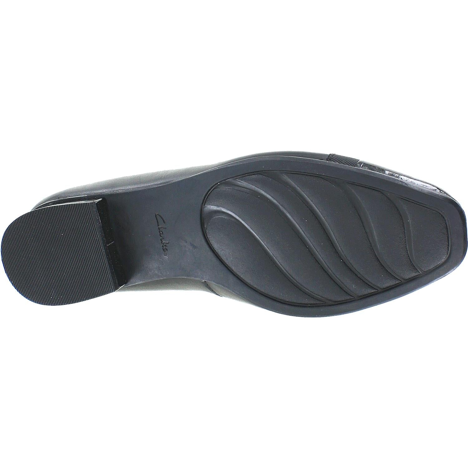 Clarks Keesha Rosa Women's Slip On Pumps Black Leather