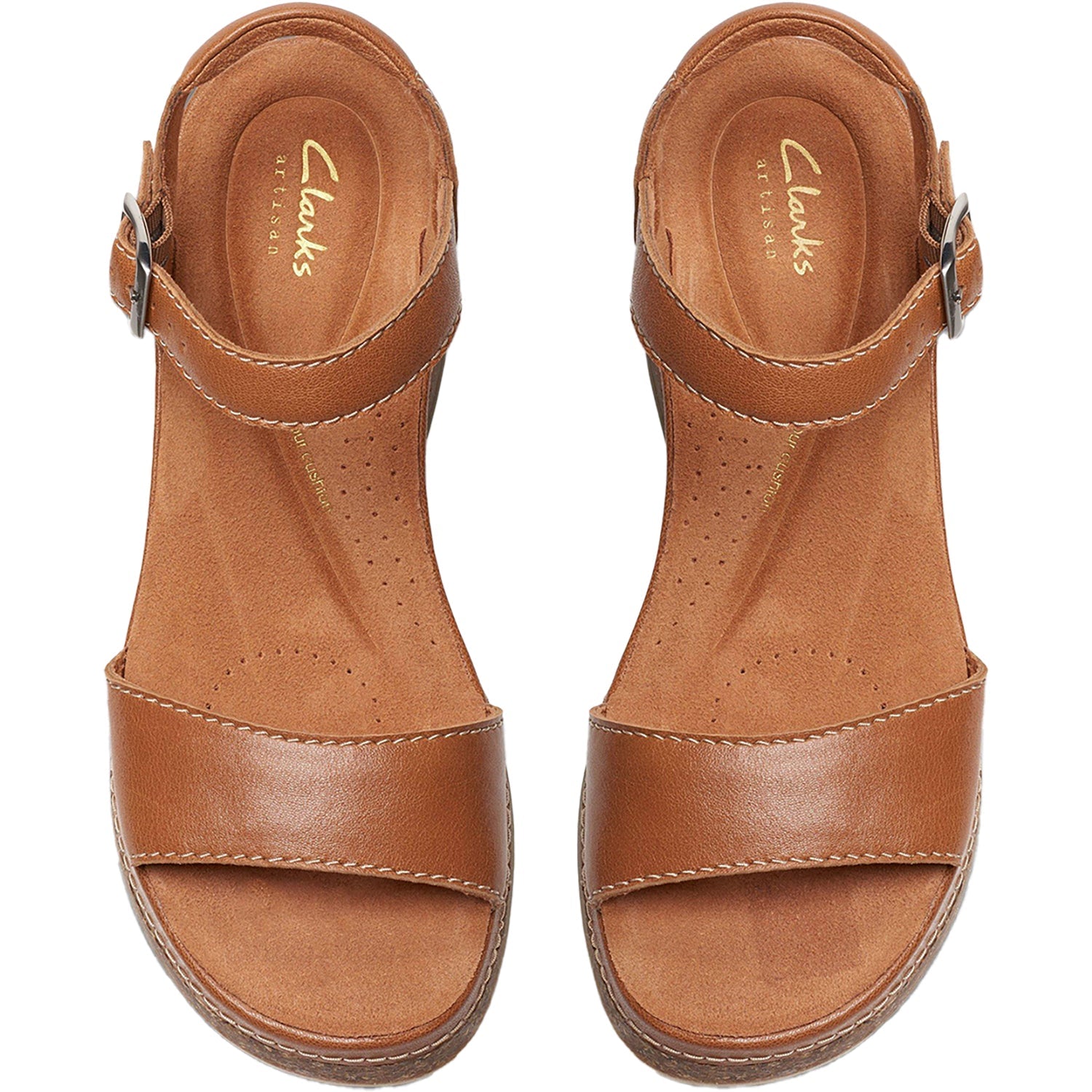 Clarks Kassanda Lily Women's Sandals Tan Leather