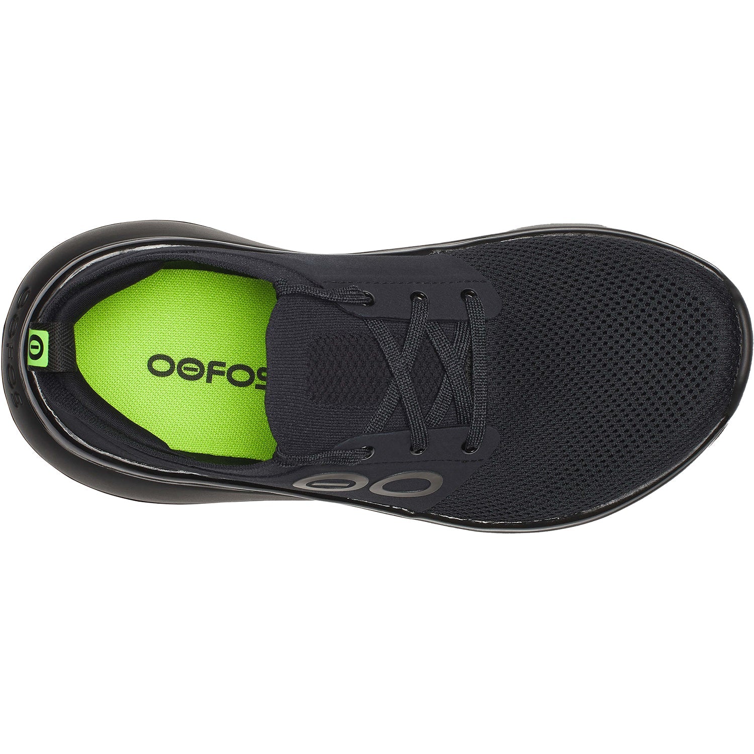 Oofos Oomy Stride Women's Recovery Black/Black Synthetic