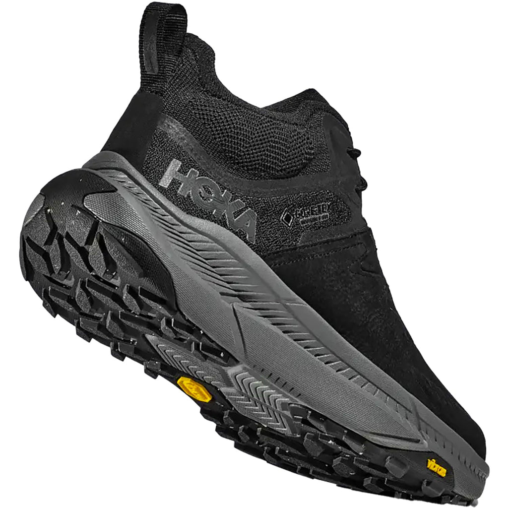 Hoka Transport Chukka GoreTex Men's Outdoor Chukkas Black/Black Nubuck