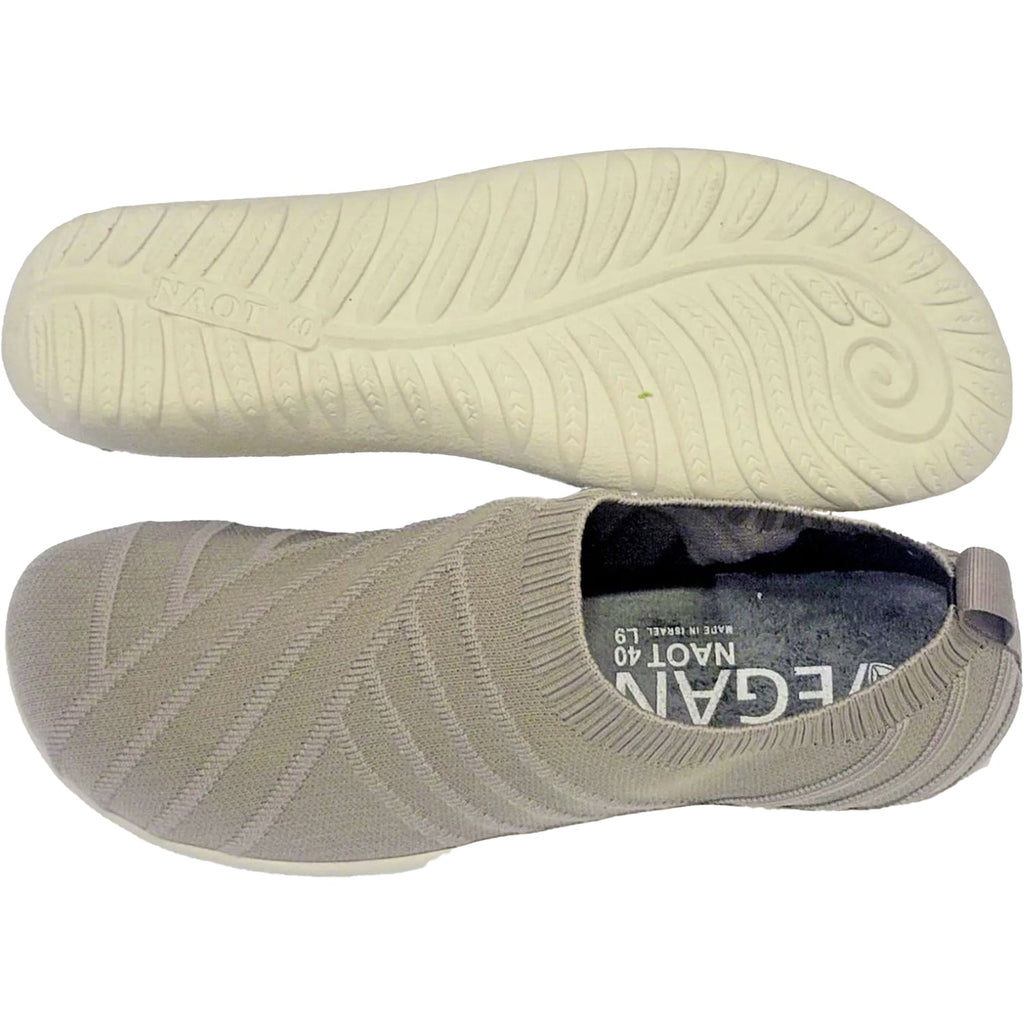 Naot Okahu Women's Slip On Shoes Women's Naot Okahu Taupe Knit Fabric