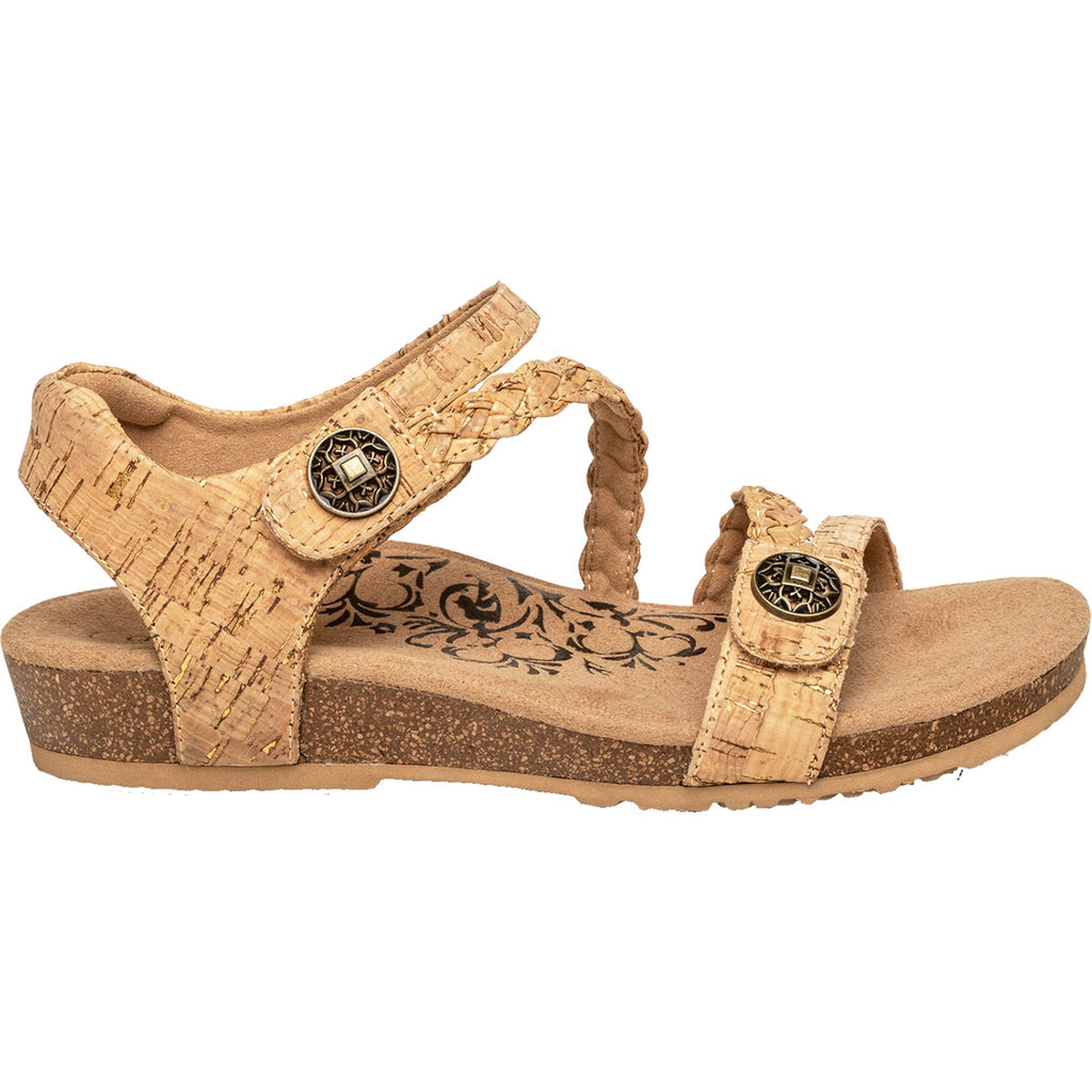 Aetrex Jillian Women's Quarter Strap Sandals Cork