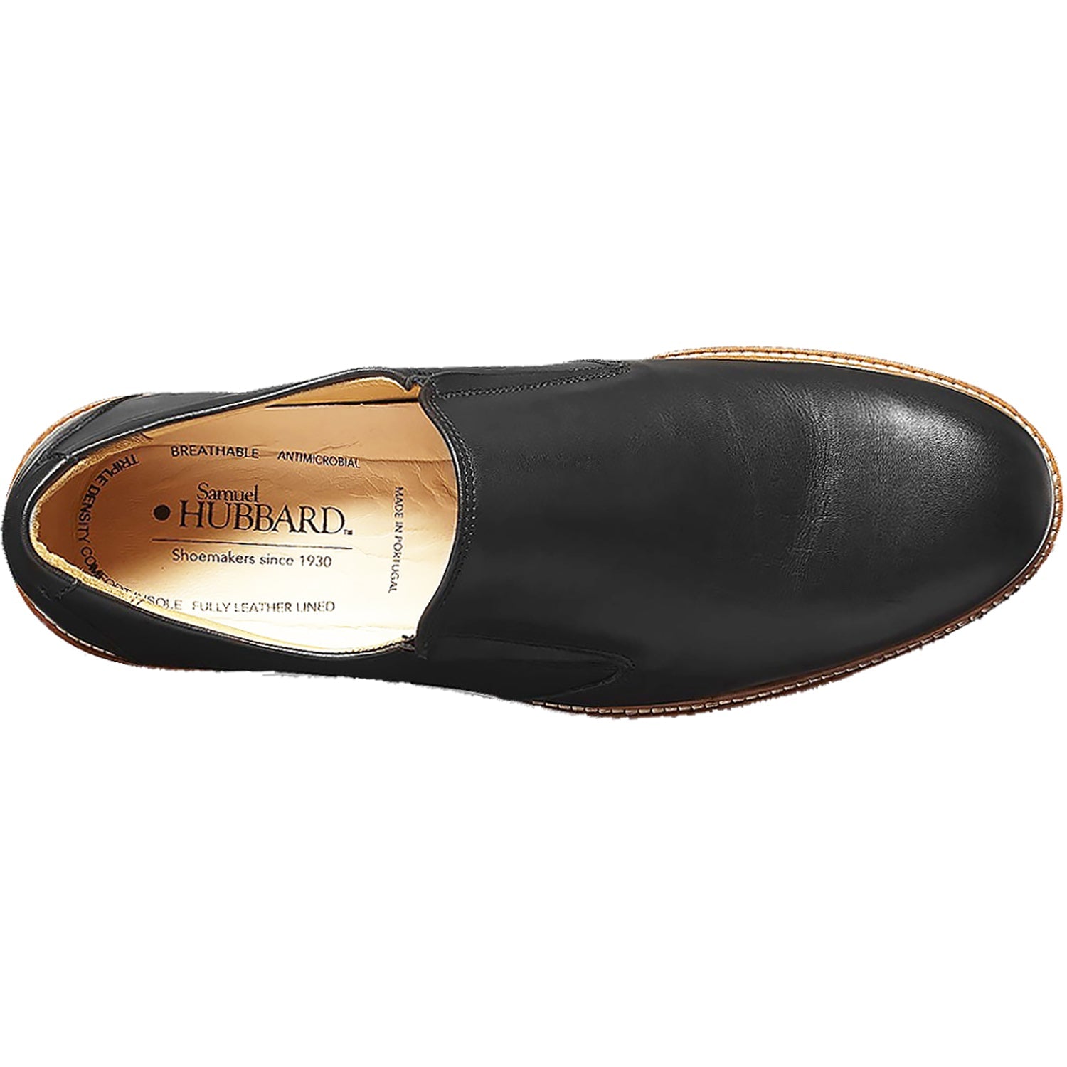 Samuel Hubbard Frequent Traveler Men's Black Leather