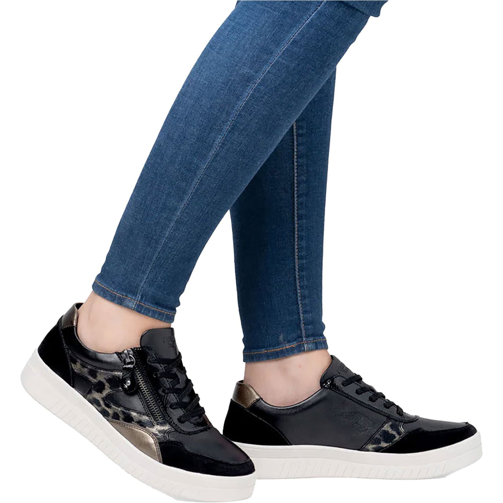 Remonte D0J04-03 Women's Sneakers Schwarz/Bronze Synthetic