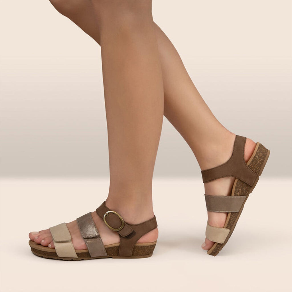 Aetrex Lilly Women's Sandals Taupe Multi