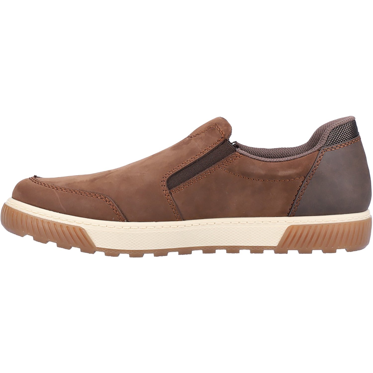 Rieker 18951-25 Rex 51 Men's Slip Ons Cigar/Moro/Braun-Schwarz