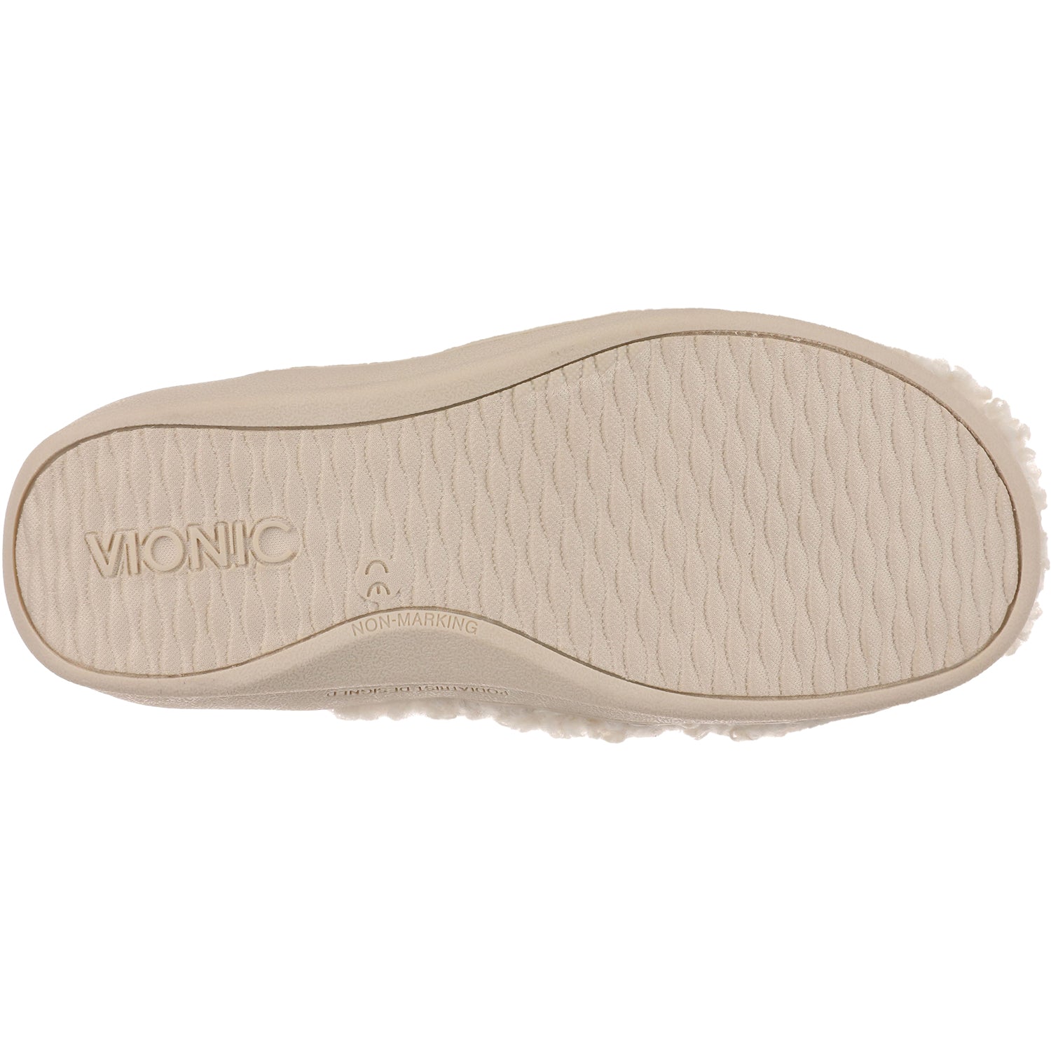 Vionic Gemma II Women's Open Back Slippers Cream Shearling