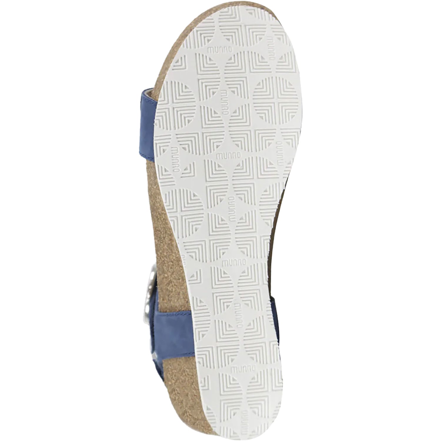 Munro Sintra Women's Wedge Sandals Atlantic Blue Nubuck