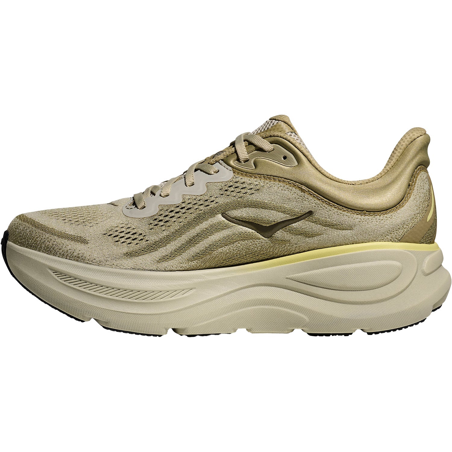 Hoka Bondi 9 (Neutral Support) Men's Athletic Shoes Grassland/Oyster Mushroom Mesh