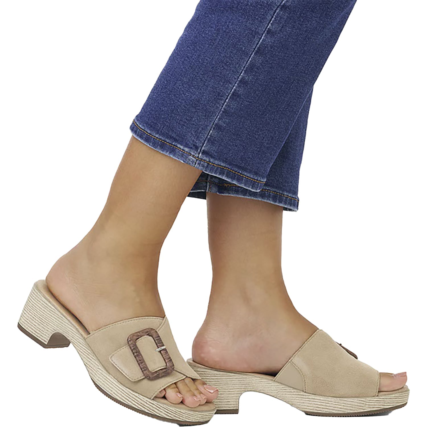 Remonte D0N56-60 Jerilyn 56 Women's Wedge Sandals Sand Suede