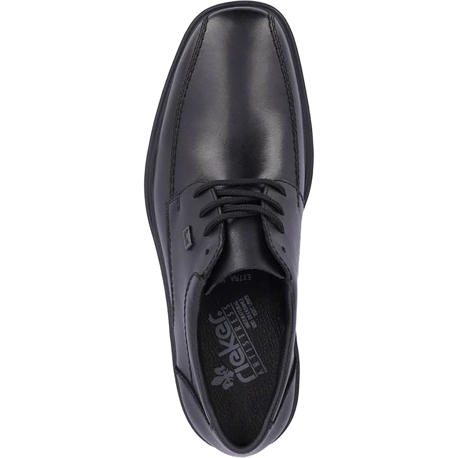 Rieker B0013-00 Maurice Men's Dress Shoes Nero/Black Leather