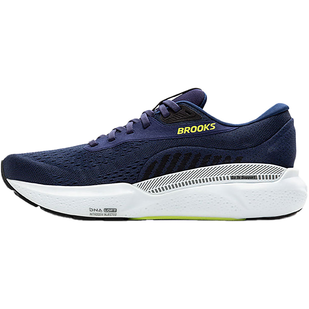 Brooks Adrenaline GTS 24 (Stability Support) Men's Running Shoes Peacoat/Black/Sharp Green Mesh