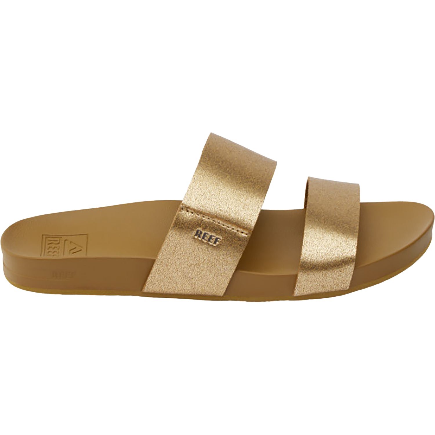 Reef Cushion Vista Women's Slide Sandals Copper/Tan Synthetic