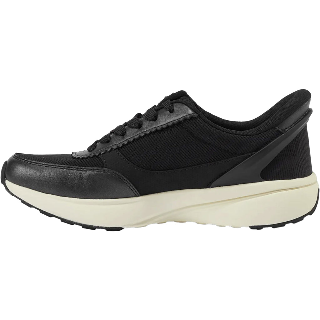 KIZIK Paris Women's Athletic Shoes Black/Pristine Leather
