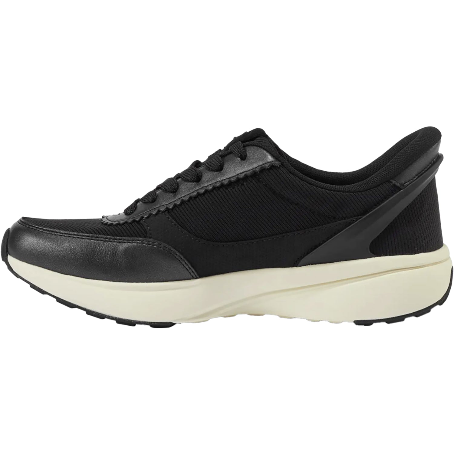 KIZIK Paris Women's Athletic Shoes Black/Pristine Leather