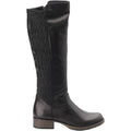 Rieker Z9591-00 Faith Women's Knee High Boots Black Leather