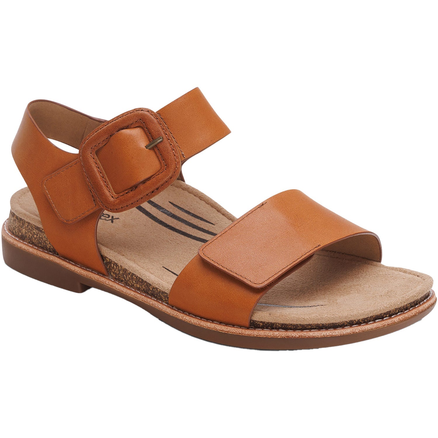 Aetrex Claire Women's Sandals Cognac