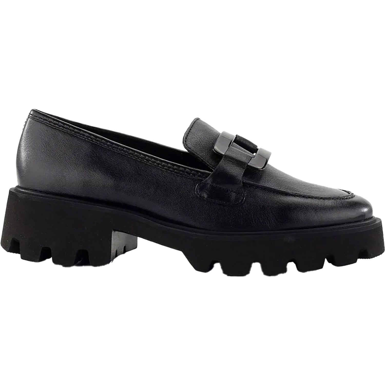 Ara Oleander Women's Slip Ons Black Calf Leather
