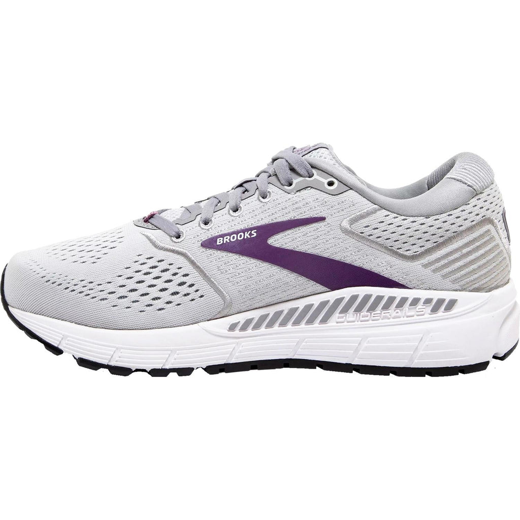 Brooks Ariel 20 Women's Running Shoes Oyster/Alloy/Grape Mesh