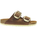 Birkenstock Arizona Big Buckle Women's Slide Sandals Cognac Antique Leather