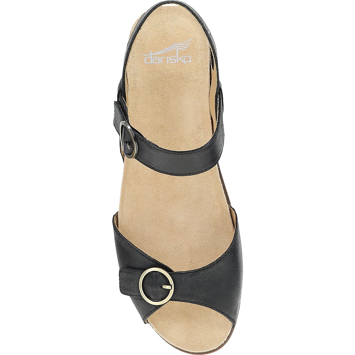 Dansko Candace Women's Sandals Black Burnished Nappa Leather