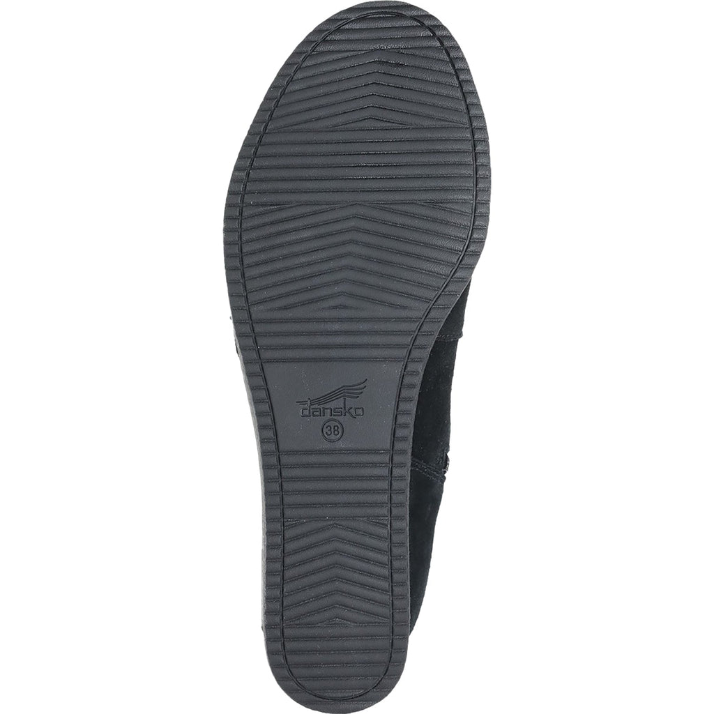 Dansko Shelia Women's Tall Waterproof Boots Black Waterproof Suede