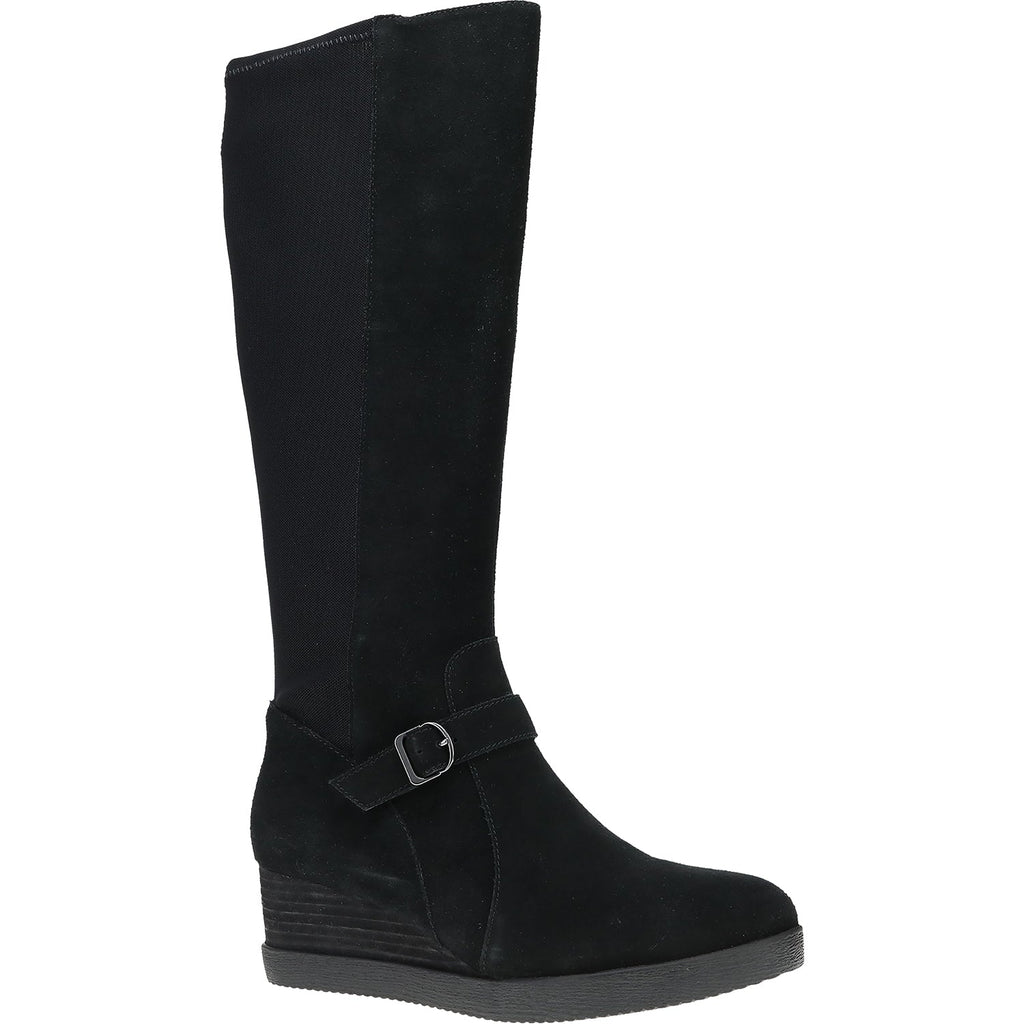 Dansko Shelia Women's Tall Waterproof Boots Black Waterproof Suede