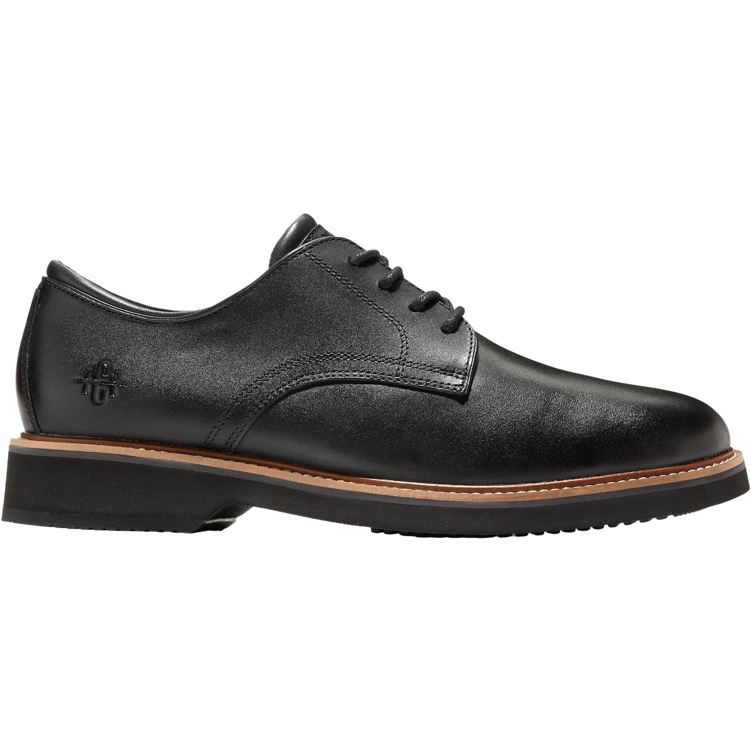 Cole Haan American Classics Montrose Plain Toe Men's Dress Lace Up Shoes Black/Dark Chocolate Leather
