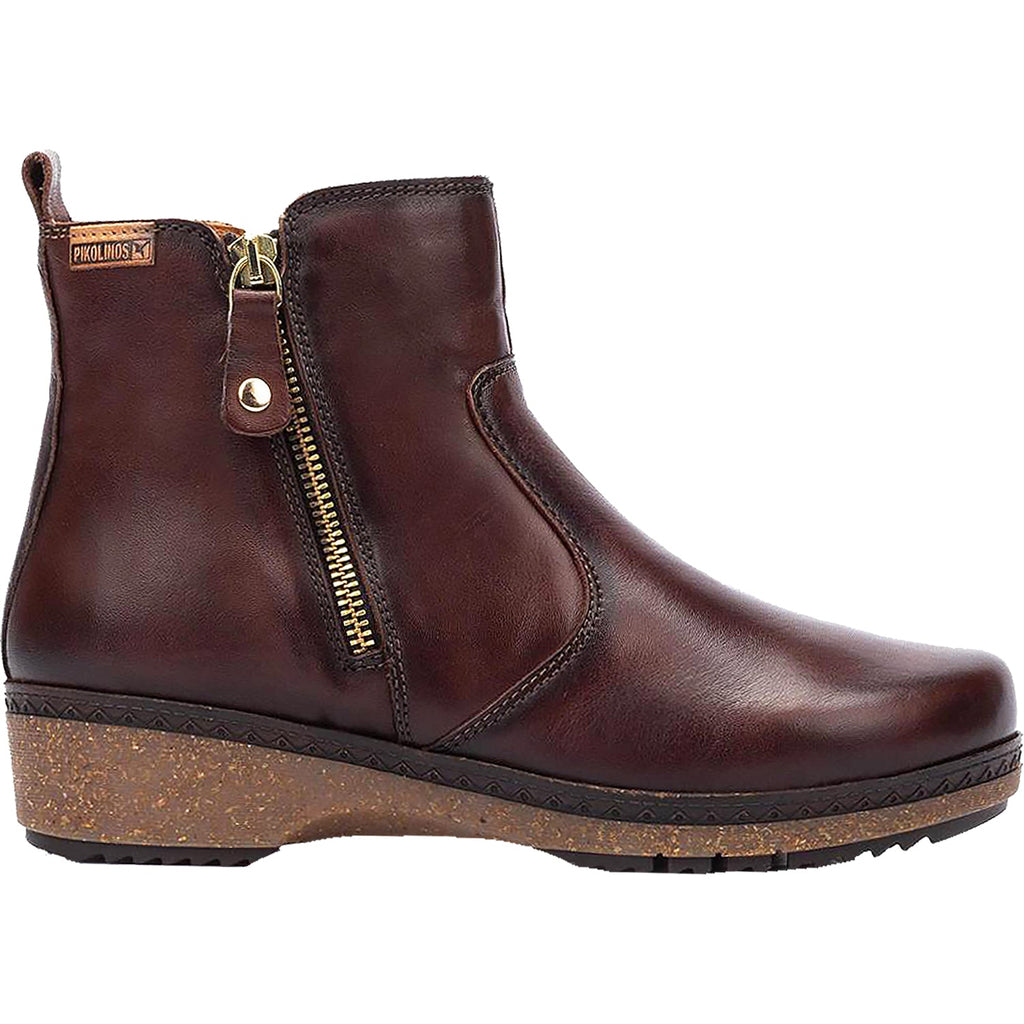 Pikolinos Granada W0W-8988 Women's Ankle Boots Caoba Leather