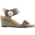 Taos Carousel 2 Women's Wellness Sandals Graphite Leather
