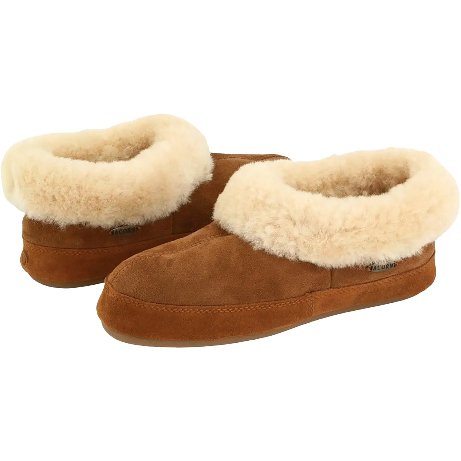 Acorn Oh Ewe Sheepskin Women's Slippers Walnut