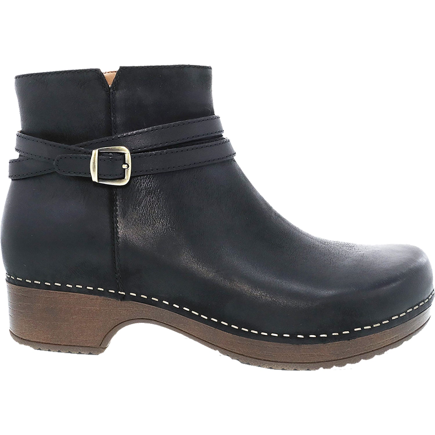 Dansko Brook Women's Boots Black Burnished Nubuck
