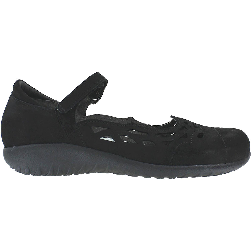 Naot Agathis Women's Mary Janes Black Velvet Nubuck