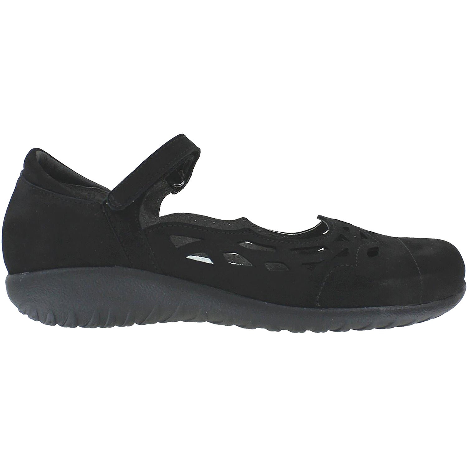 Naot Agathis Women's Mary Janes Black Velvet Nubuck