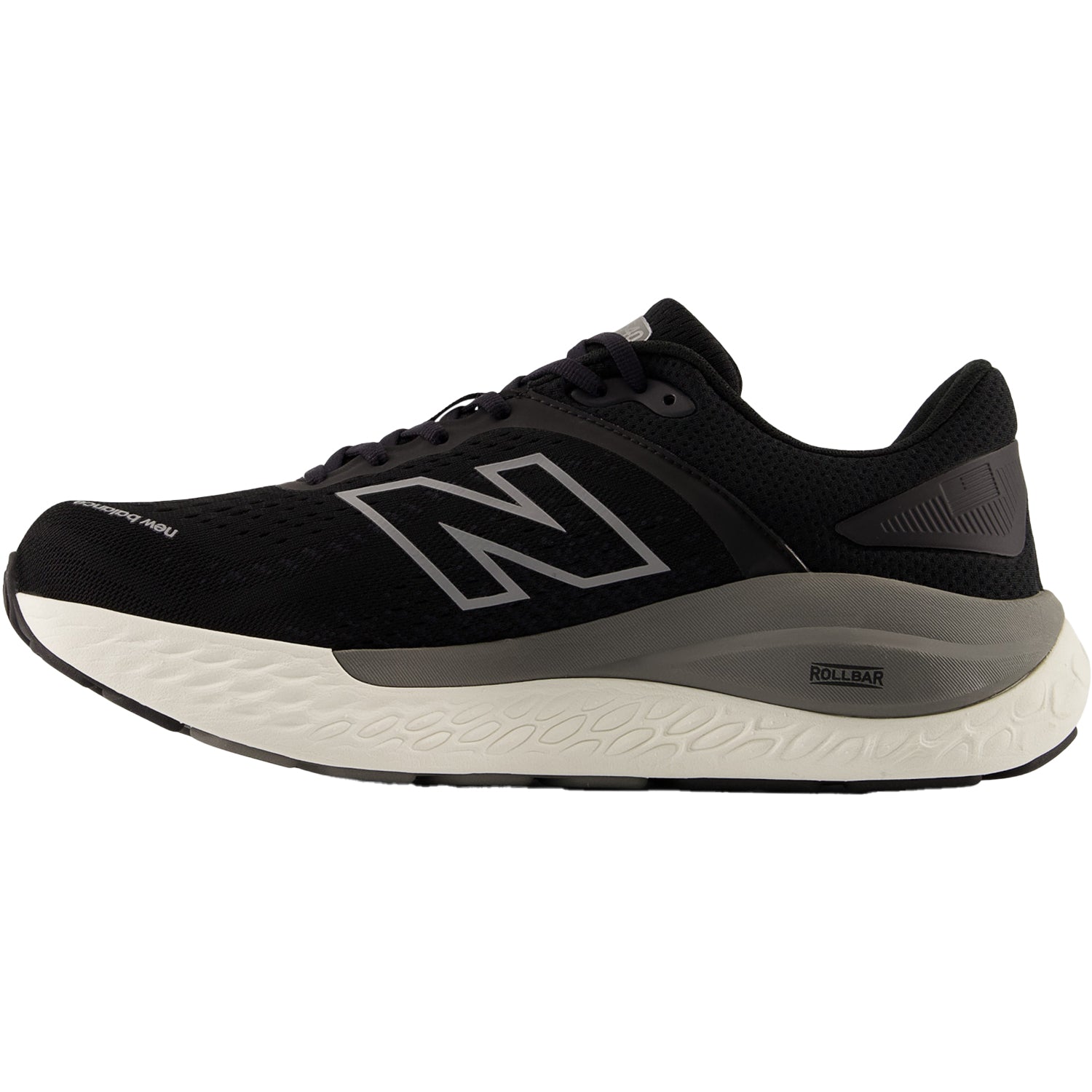 New Balance Fresh Foam X M1540BK4 - Made in USA (Stability Support) Men's Running Shoes Black/White Mesh