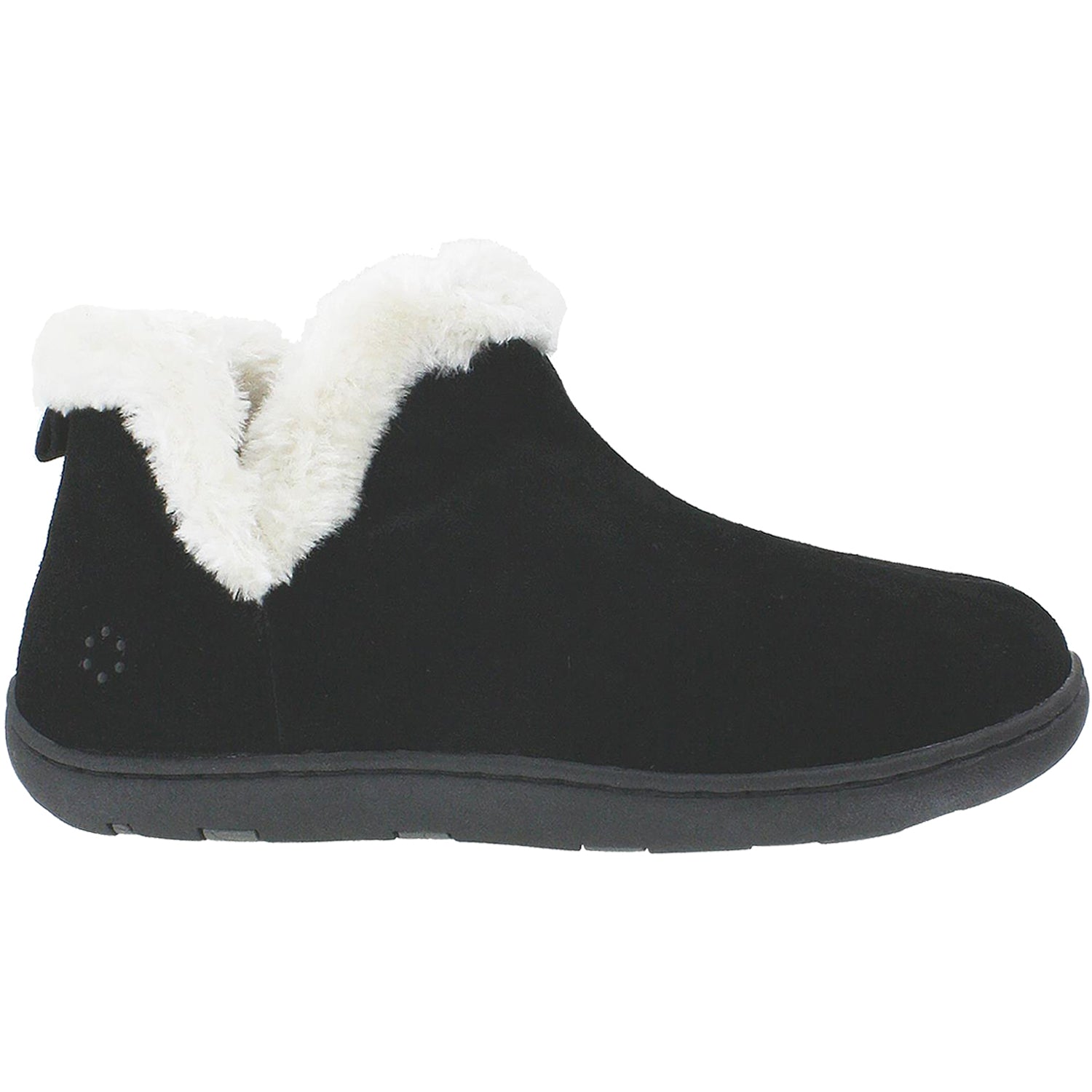 Tempur-Pedic Vallery Women's Tempur-Pedic Slippers Black Suede