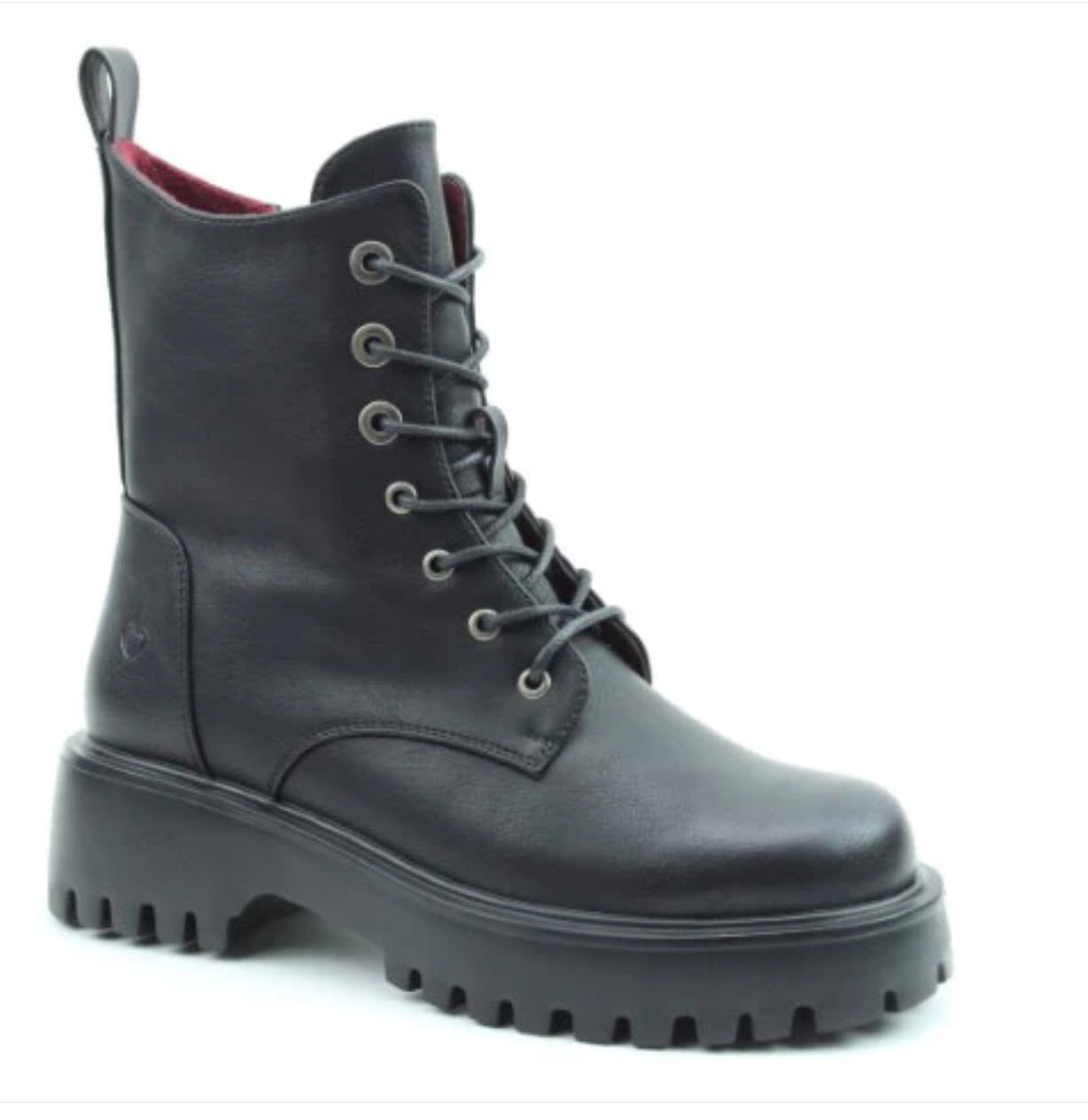 Heavenly Feet Krissy Women's Vegan Boots Black Vegan Leather