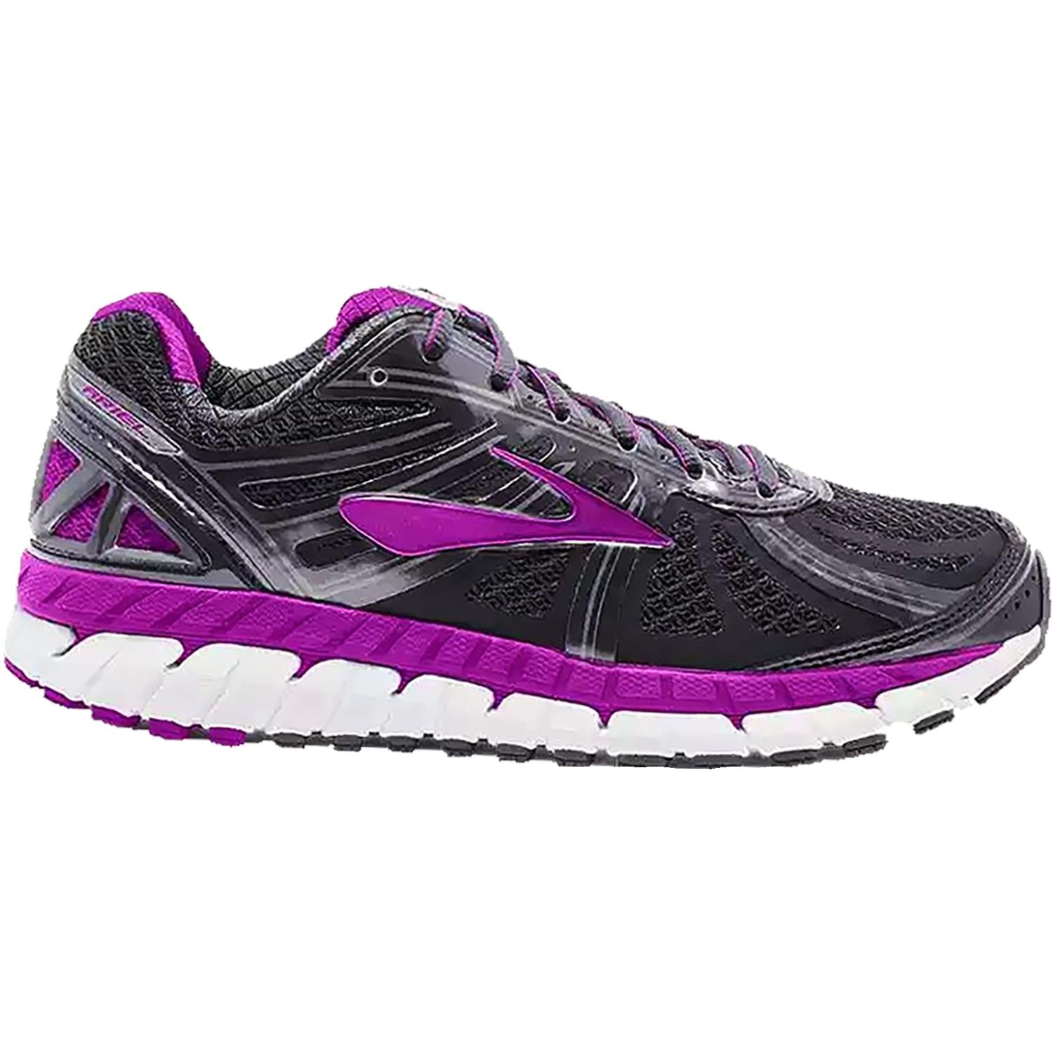 Brooks Ariel 16 Women's Running Shoes Anthracite/Purple Cactus Flower Mesh