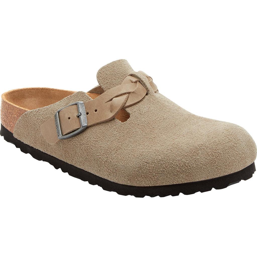 Birkenstock Boston Braid /Oiled Women's Clogs Taupe