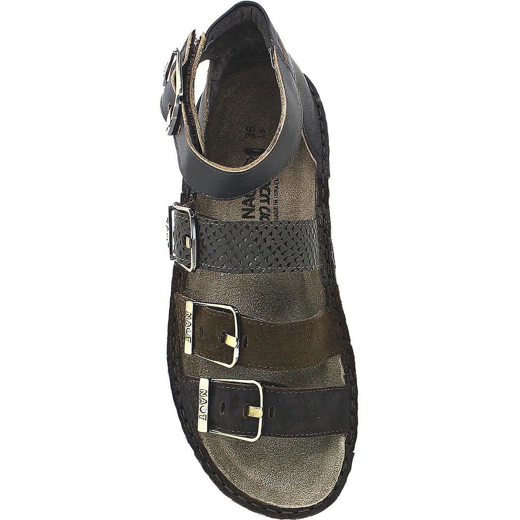 Naot Begonia Women's Mine/Hash/Brown/Volcanic Leather/Suede