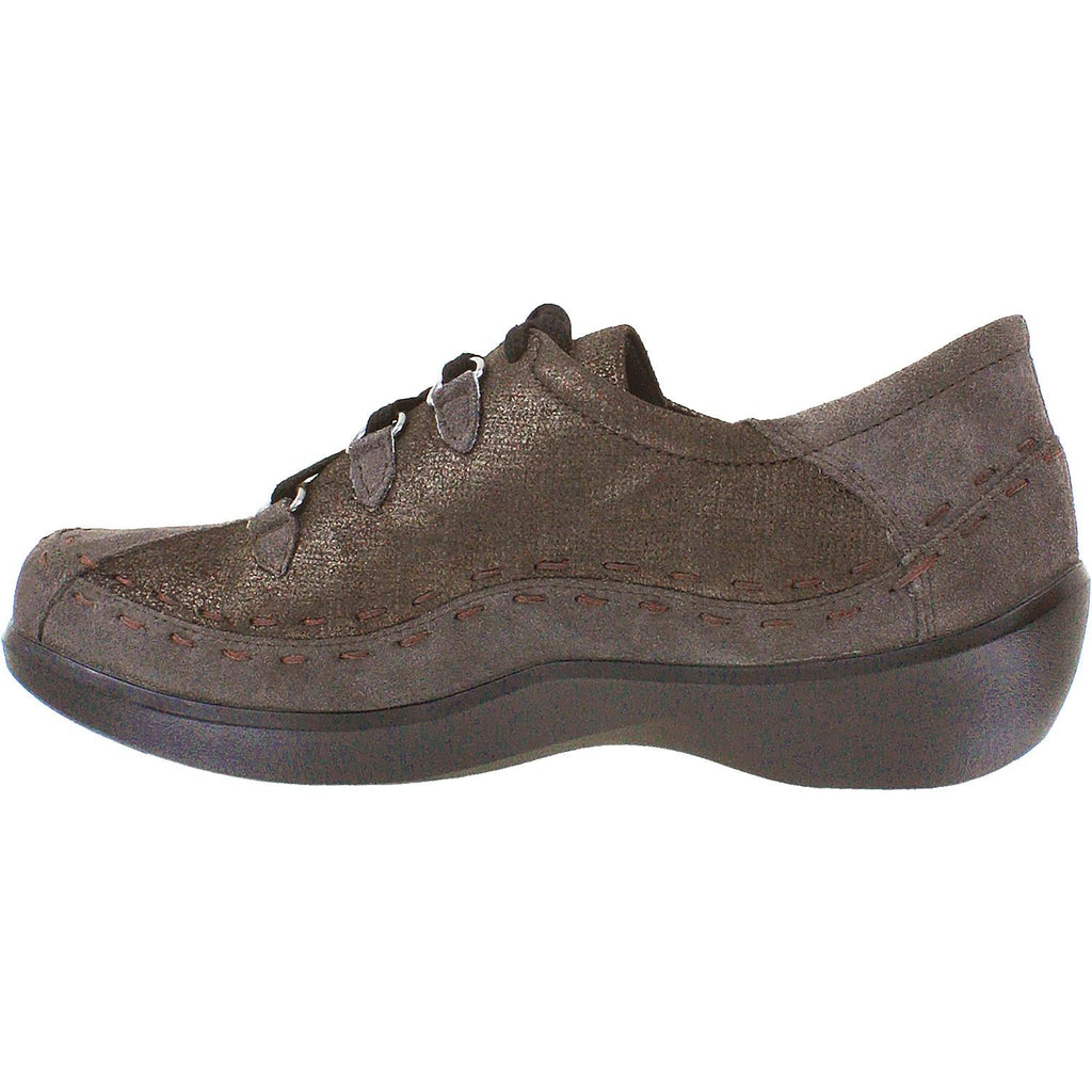 Ziera Allsorts Women's Walking Shoes Espresso Metallic Suede/Grig Nubuck