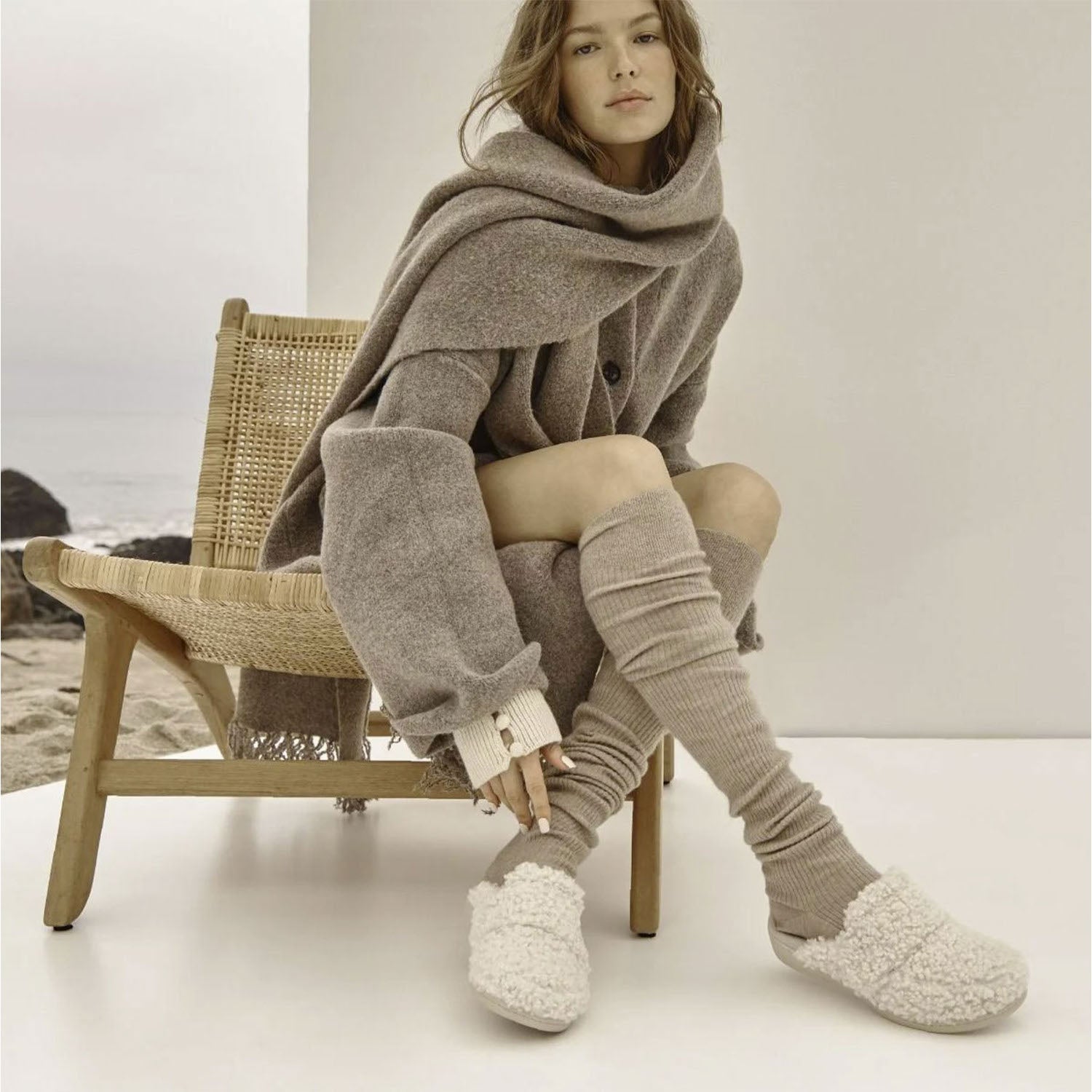 Vionic Gemma II Women's Slippers Light Grey Flannel