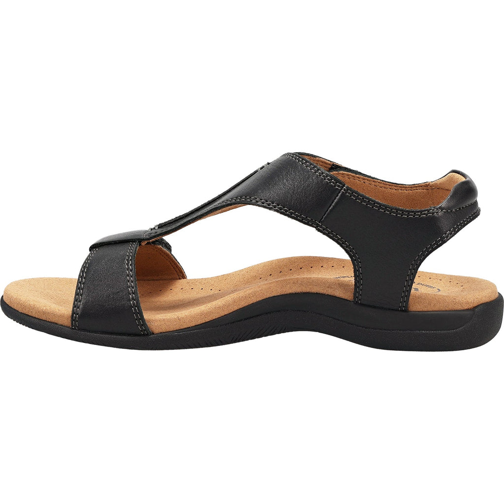Taos The Show Women's Sandals Black Leather