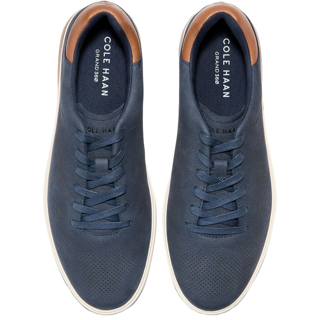 Cole Haan Grandpro Angleace Blazer/British Tan Men's Lace Up Shoes Navy Blazer/British Tan
