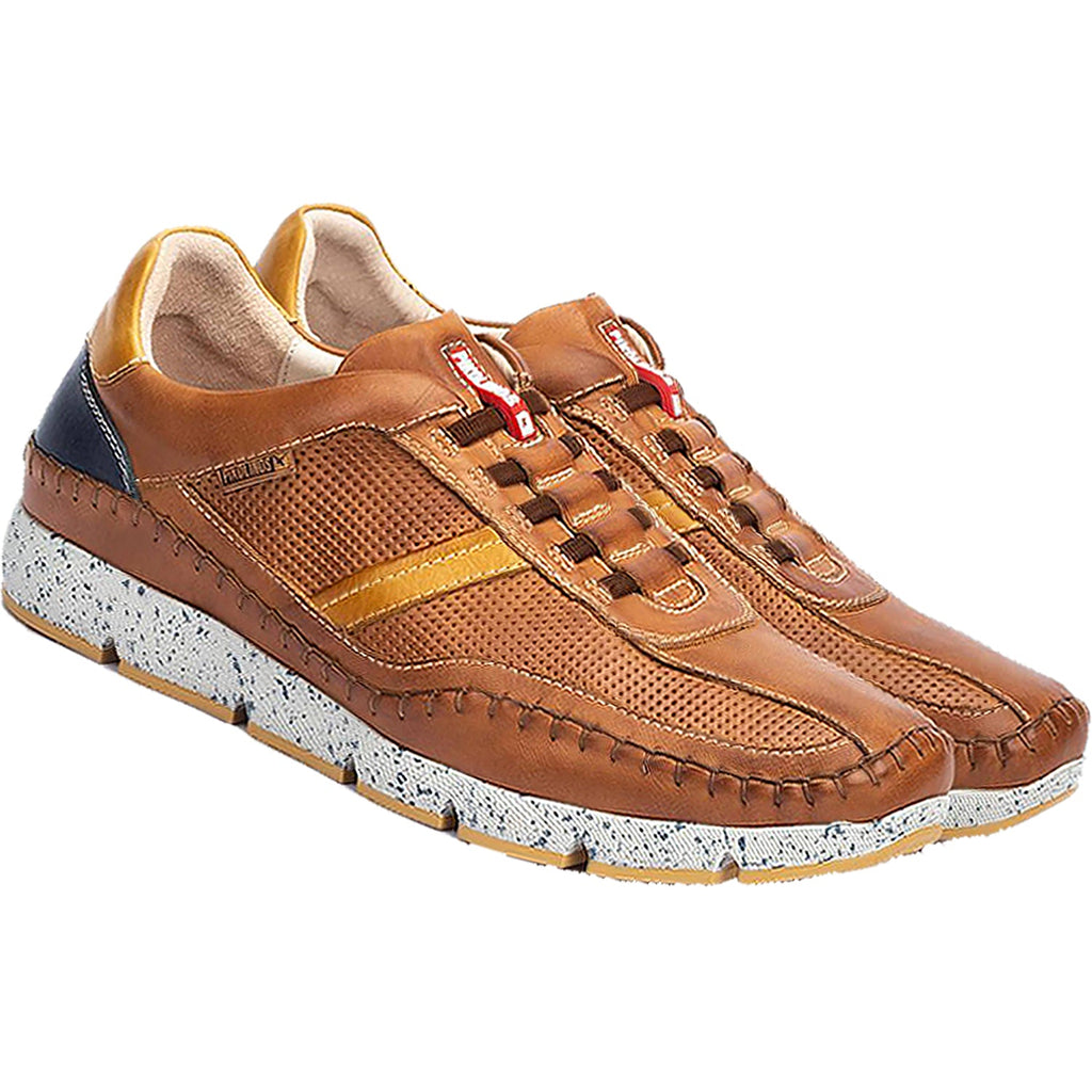 Pikolinos Fuencarral M4U-6046C1 Men's Shoes Brandy Leather