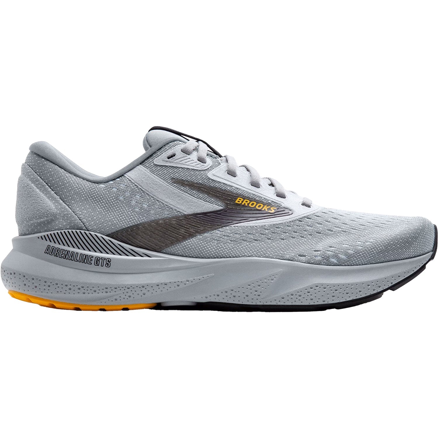Brooks Adrenaline GTS 24 (Stability Support) Men's Running Shoes Alloy/White/Gold Fusion Mesh