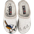 Haflinger Songbird Women's Slippers Silver Grey