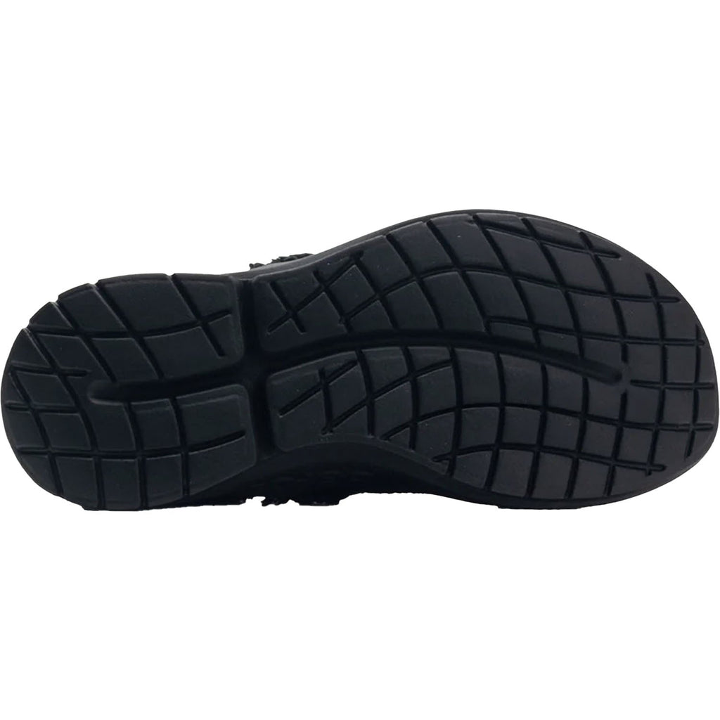 OOFOS OOcoozie Mule Women's Slippers Black Vegan Sherpa